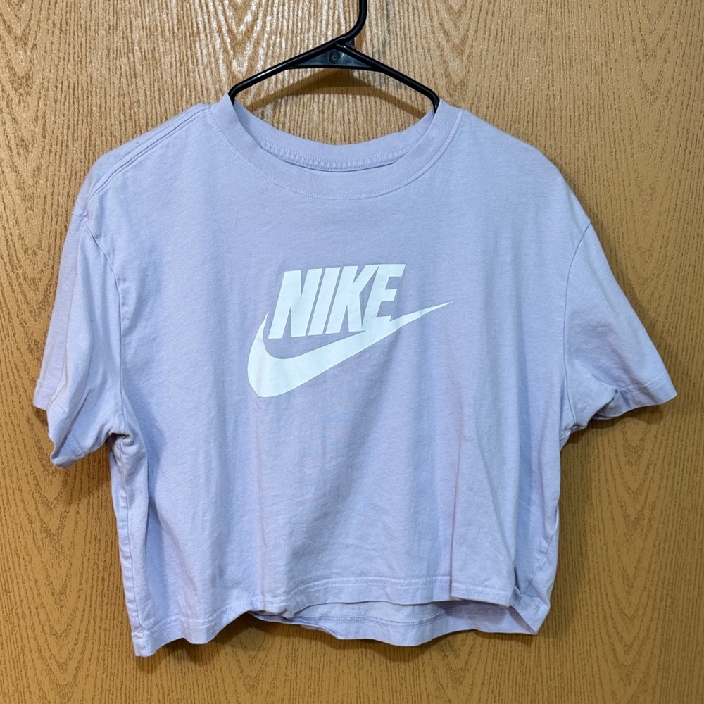 Nike Light Purple Cropped Tee